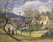 Armand guillaumin Outskirts of Paris oil painting artist